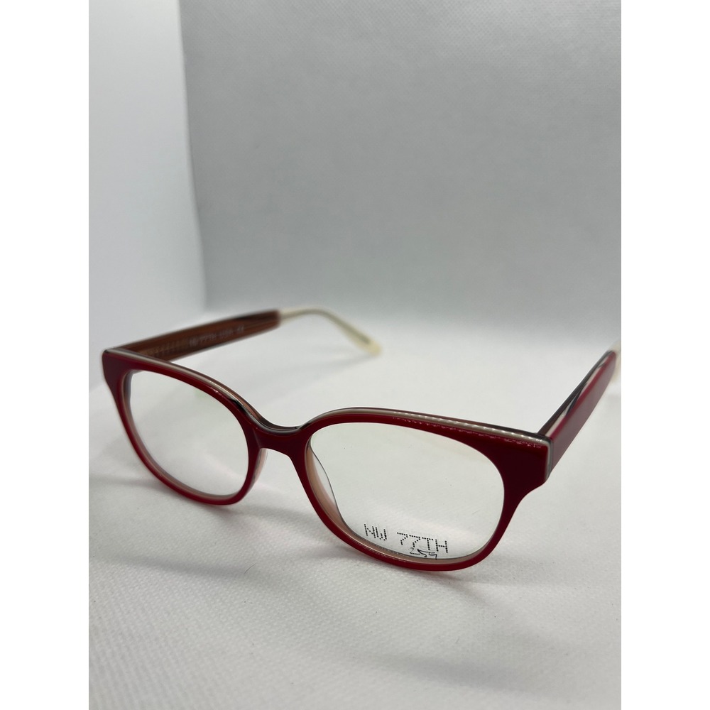 NW 77TH Fluffy Socks Eyeglasses Designer Frames Cat Eye‎ Style Red